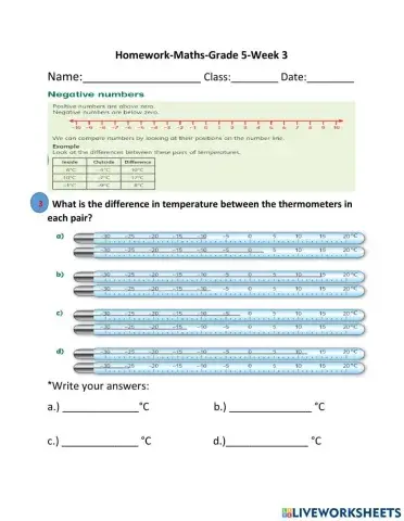Grade 5-Homework- page 17-Week 3