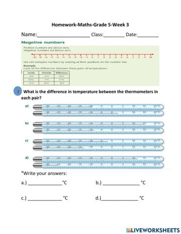 Grade 5-Homework- page 17-Week 3