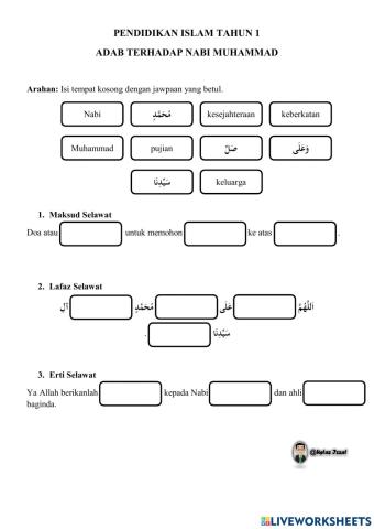 Adab Terhadap Nabi Muhammad 1