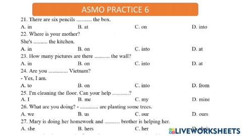 ASMO practice