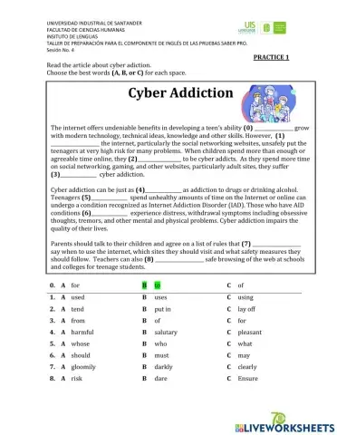 Saber pro sección 4