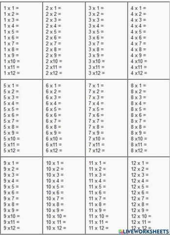 สูตรคูณ