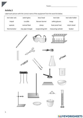 Grade 7 lobarotory safty ruls