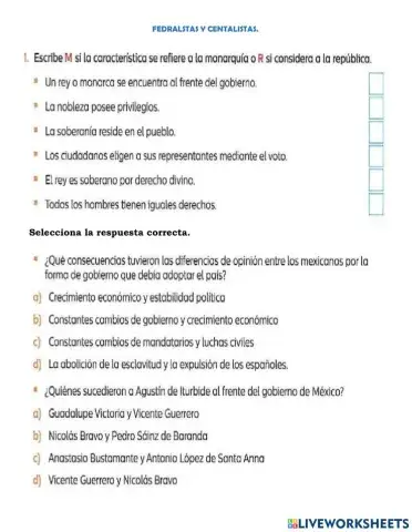 Federalismo y centralismo