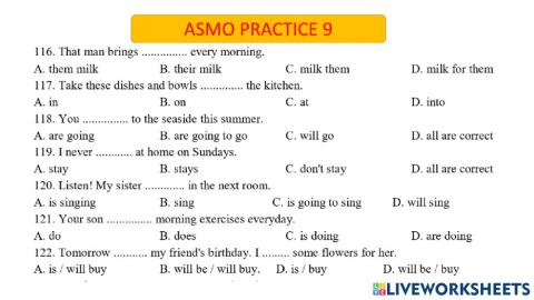 ASMO practice