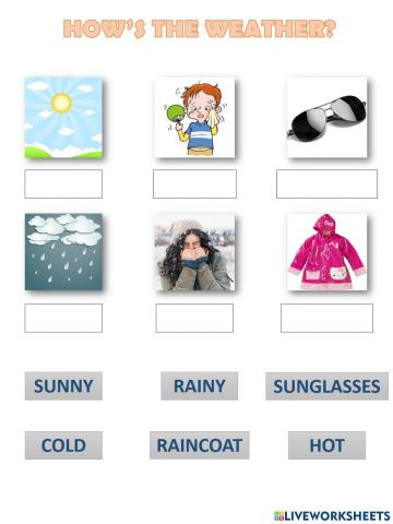 Weather: Drag and Drop