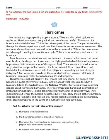 Homework 9-21-2021 RI 4.2 Hurricanes