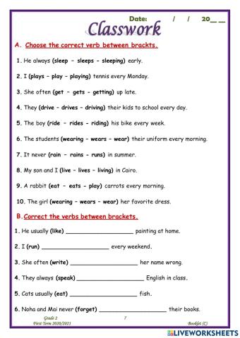 Present simple part 1