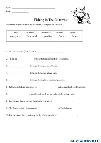 Fishing in The Bahamas