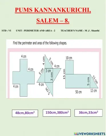 3-perimeter and area-2