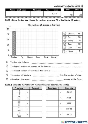 EIS P5 Math Worksheet5