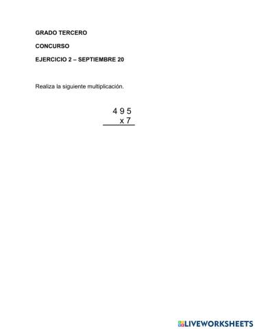 Concurso Septiembre 20