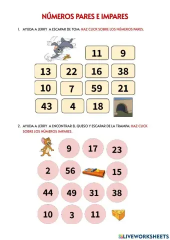 Números pares e impares