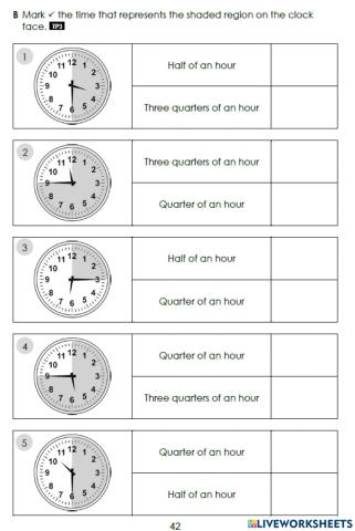 DLP Year 1 : Clock Face