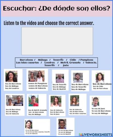 ¿De dónde eres?