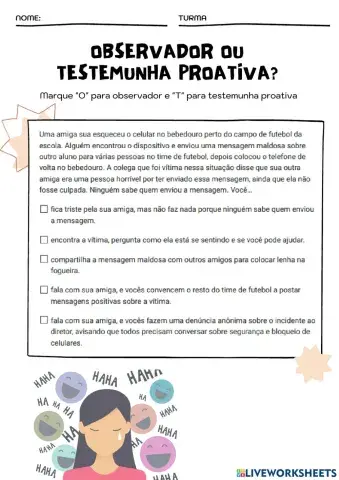 Seja gentil na Internet.