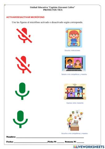 Activar-desactivar micrófono