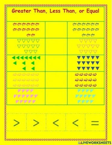 Greater Than- Less than 1