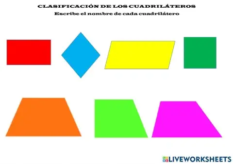 Clasificaciòn de cuadrilàteros