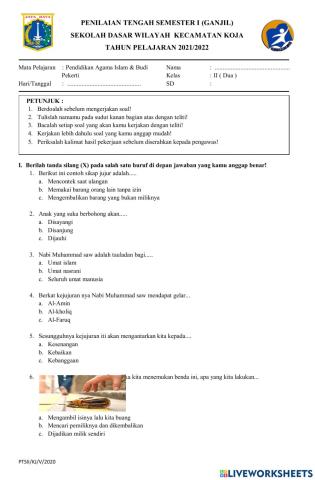 Pend agama islam kelas 2