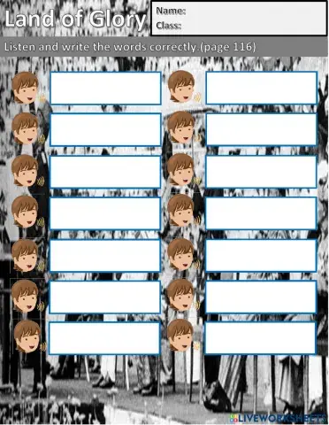 Year 6 Unit 12 Land of Glory: Reading Article