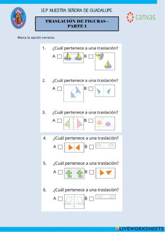 Traslación de Figuras - Parte I