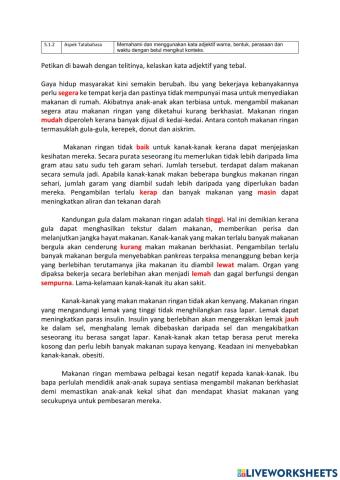5.1.2 Kelaskan Kata Adjektif