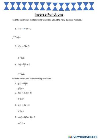 Inverse Functions