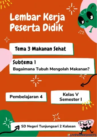 Kelas 5, Tema 3, Subtema 1, Pembelajaran 4