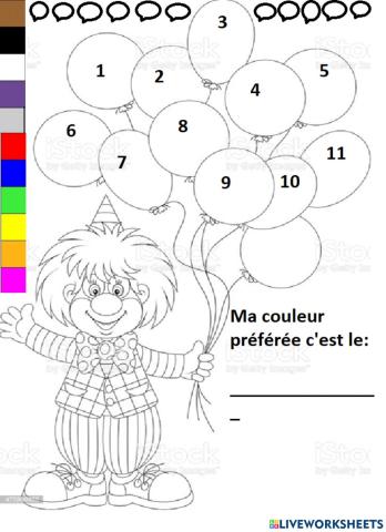 Les couleurs et les nombres