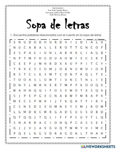 Sopa de letras