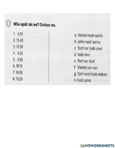 Wie viel Uhr ist es?