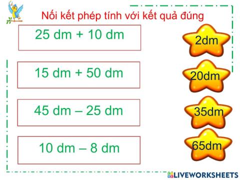 Đề - xi - mét Toán 2