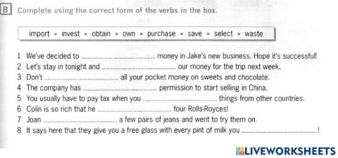 Destination B1 - unit 15 - B - page 61