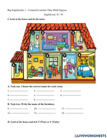 Big English about house