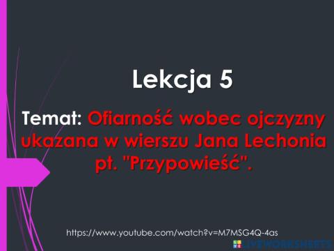 Jan Lechoń -Przypowieść-
