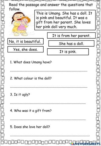 English Year 1 : Let's Play