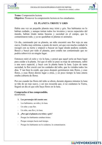 Comprensión lectora