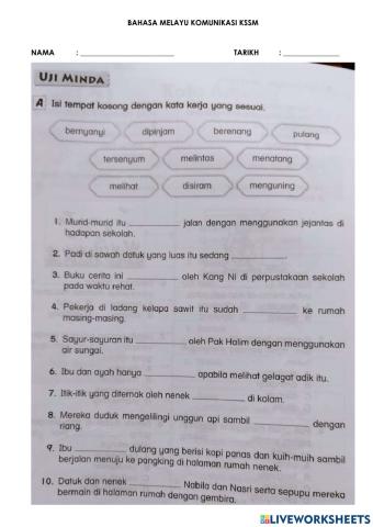 Kata kerja