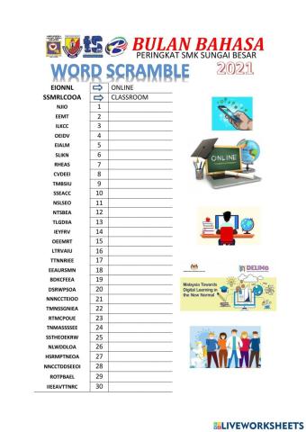 Word scramble