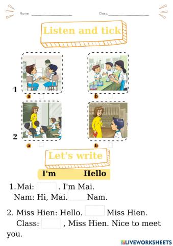 Unit 1: Lesson 1 Grade 3