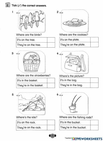 Where is and where are