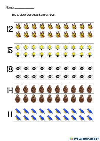 Nombor dan Kuantiti (1-20)