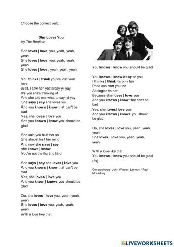 She Loves You Beatles