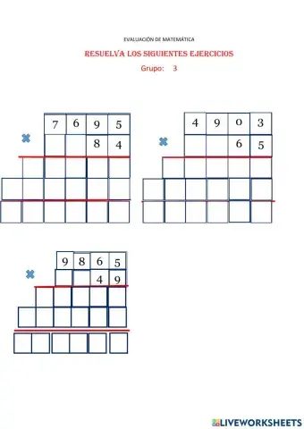 Multiplicaciones