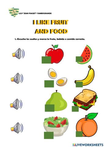 Fruit and food