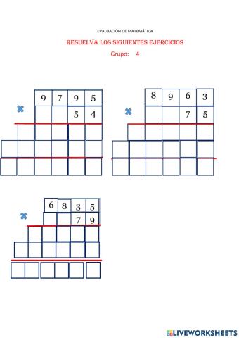 Multiplicaciones