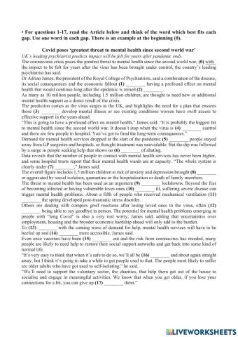 Anxiety and Depression - Covid-19