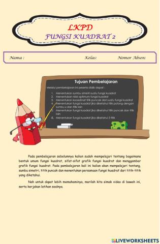 Lkpd fungsi kuadrat 2