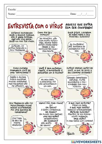 Entrevista com o vírus